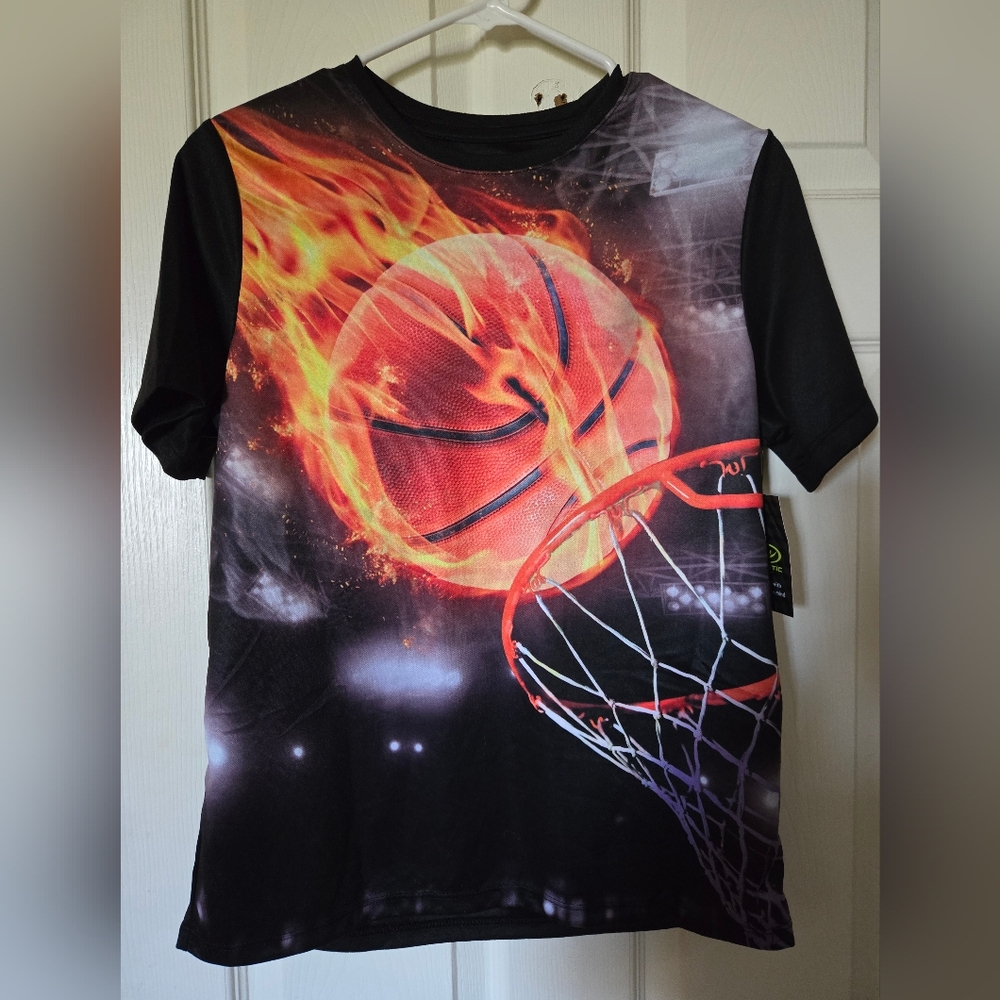 NWT Youth Athletic Works Basketball tee